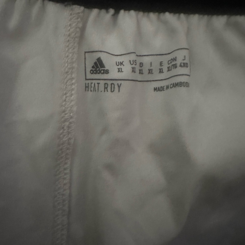 Men’s used adidas heat rdy shorts white and black size XL pockets - Picture 5 of 7